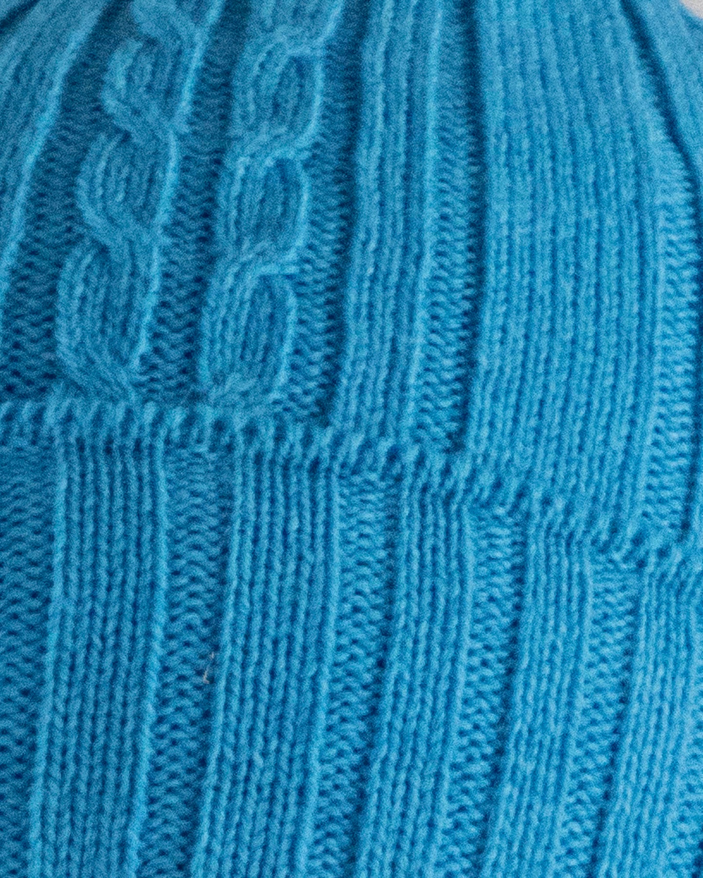 100% Merino Wool Cable Knit Hat