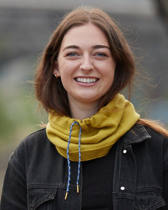 100% Merino Wool Drawstring Snood