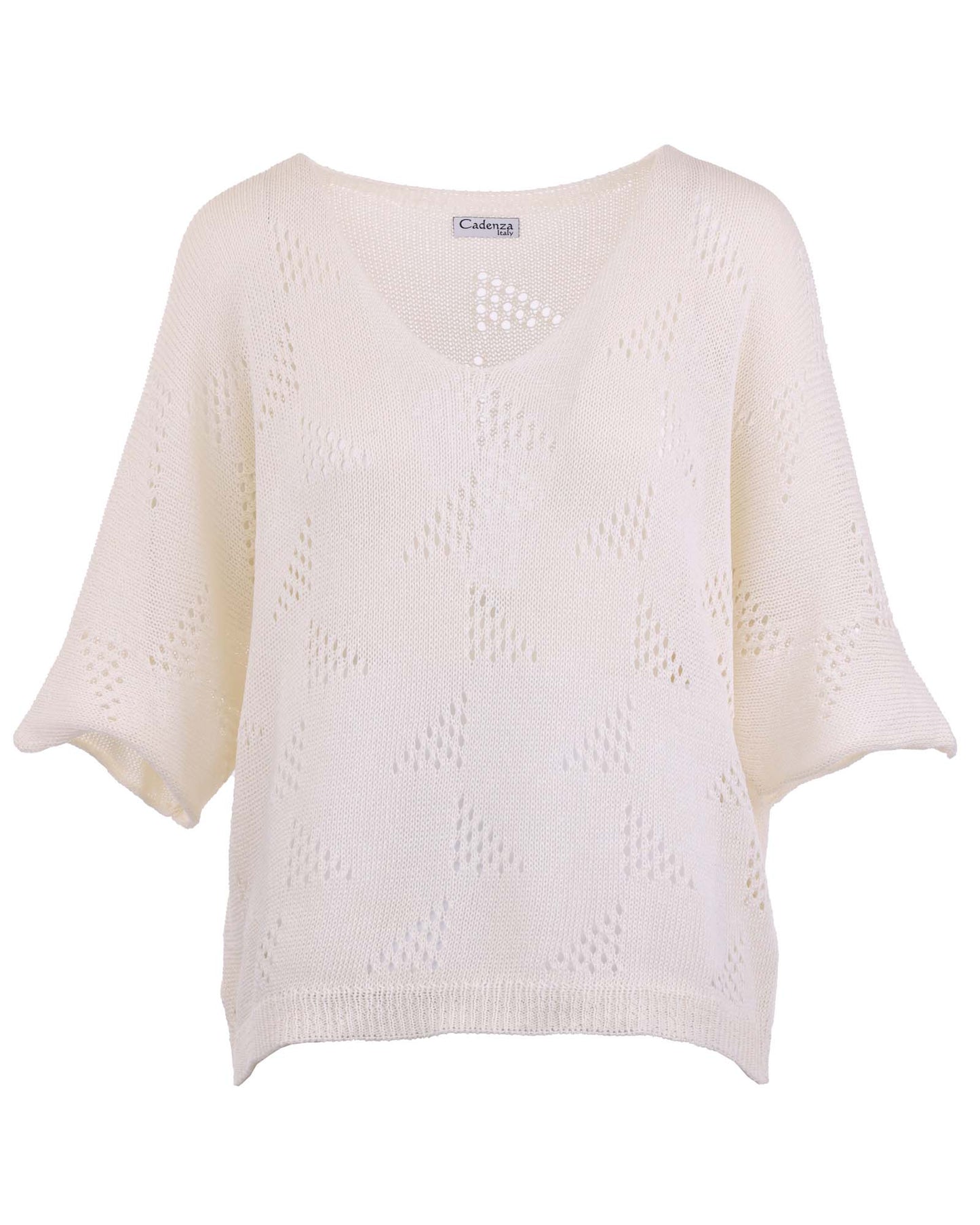 Cotton Blend Patterned Tunic