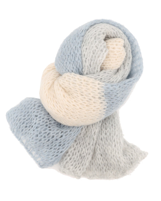Alpaca Blend Colour Block Scarf