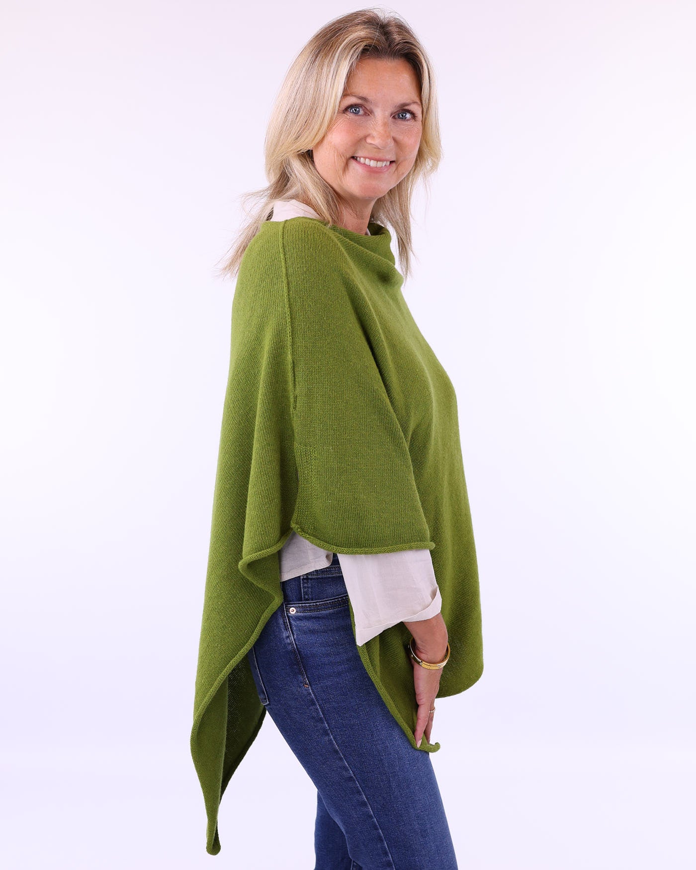 Cashmere Blend Poncho