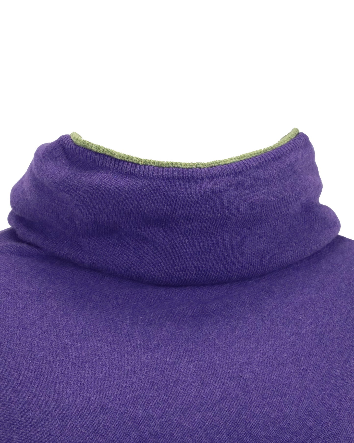 Cashmere Blend Contrast Edge Snood