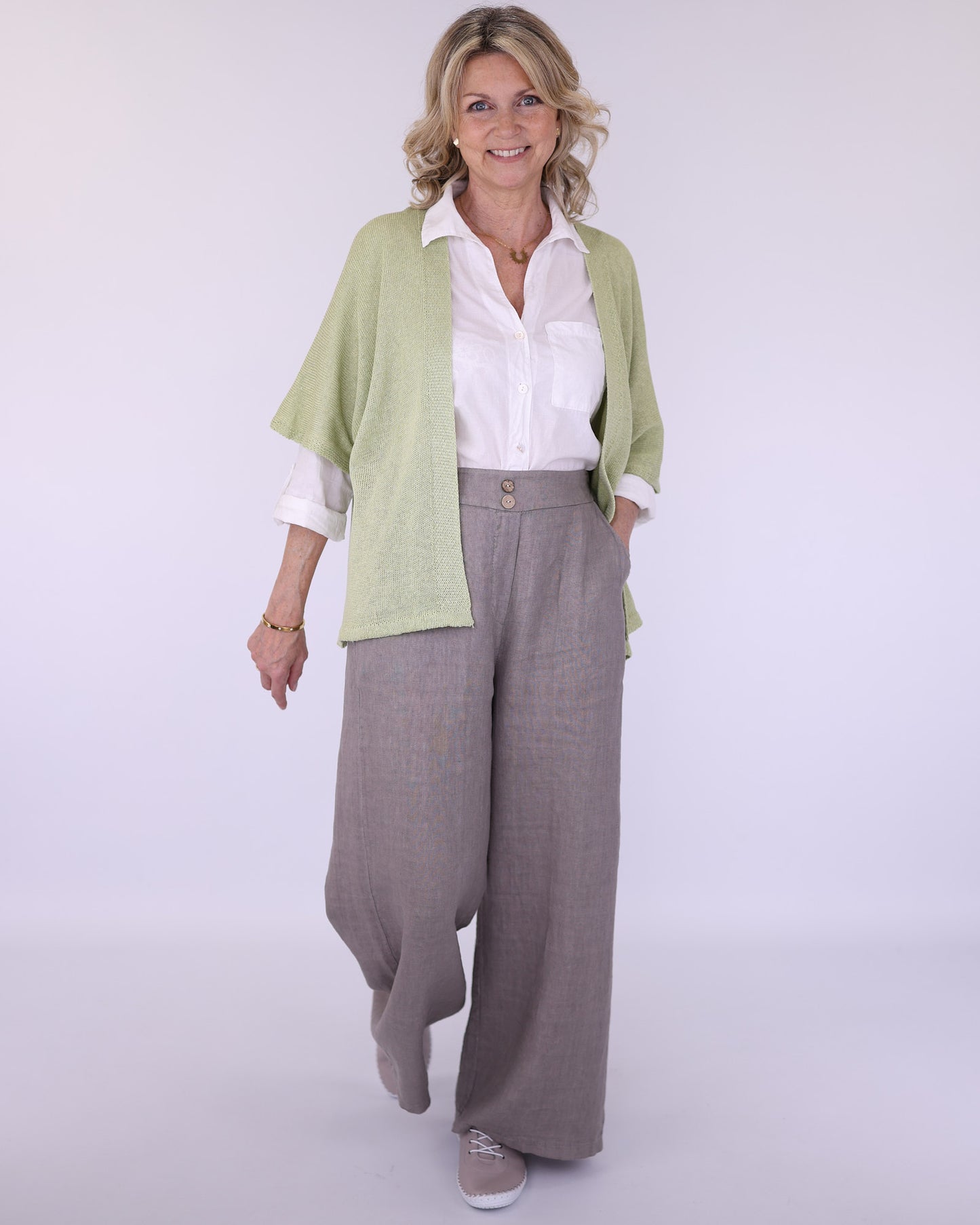 Cotton Tie Front Shirt