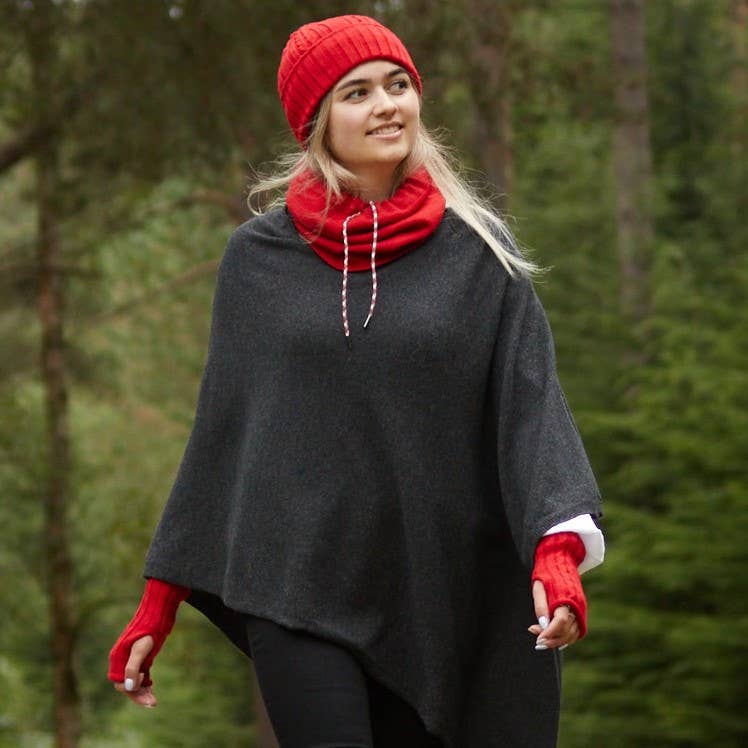 100% Merino Wool Cable Knit Hat
