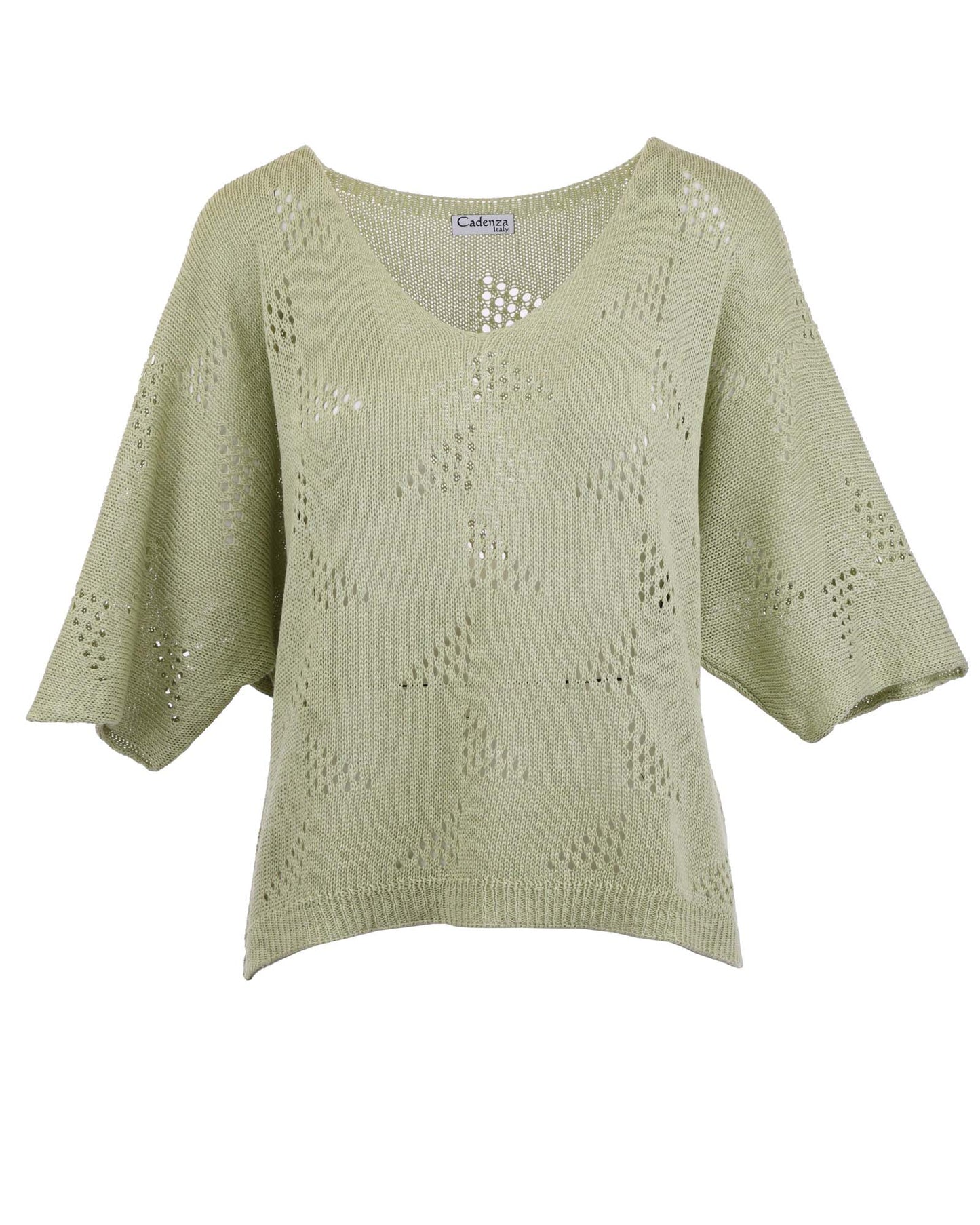 Cotton Blend Patterned Tunic