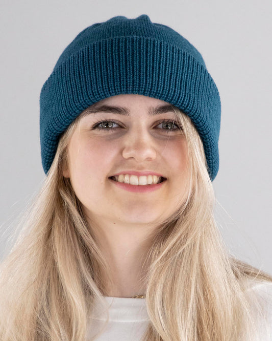 100% Merino Fishermans Rib Hat