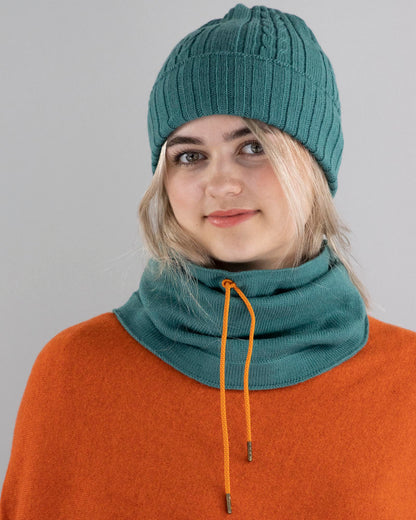 100% Merino Wool Drawstring Snood