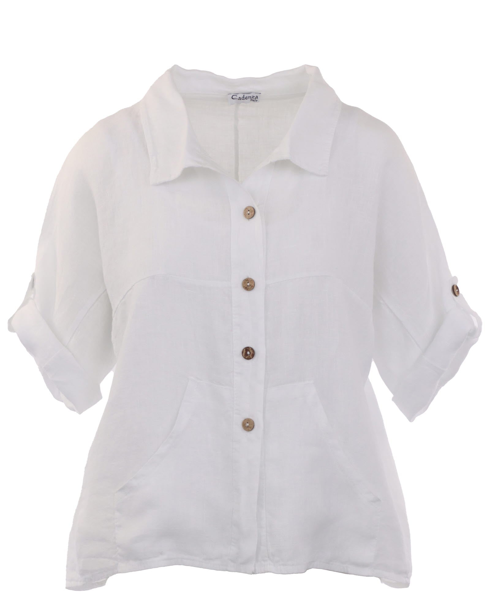 Casual Linen Shirt Jacket