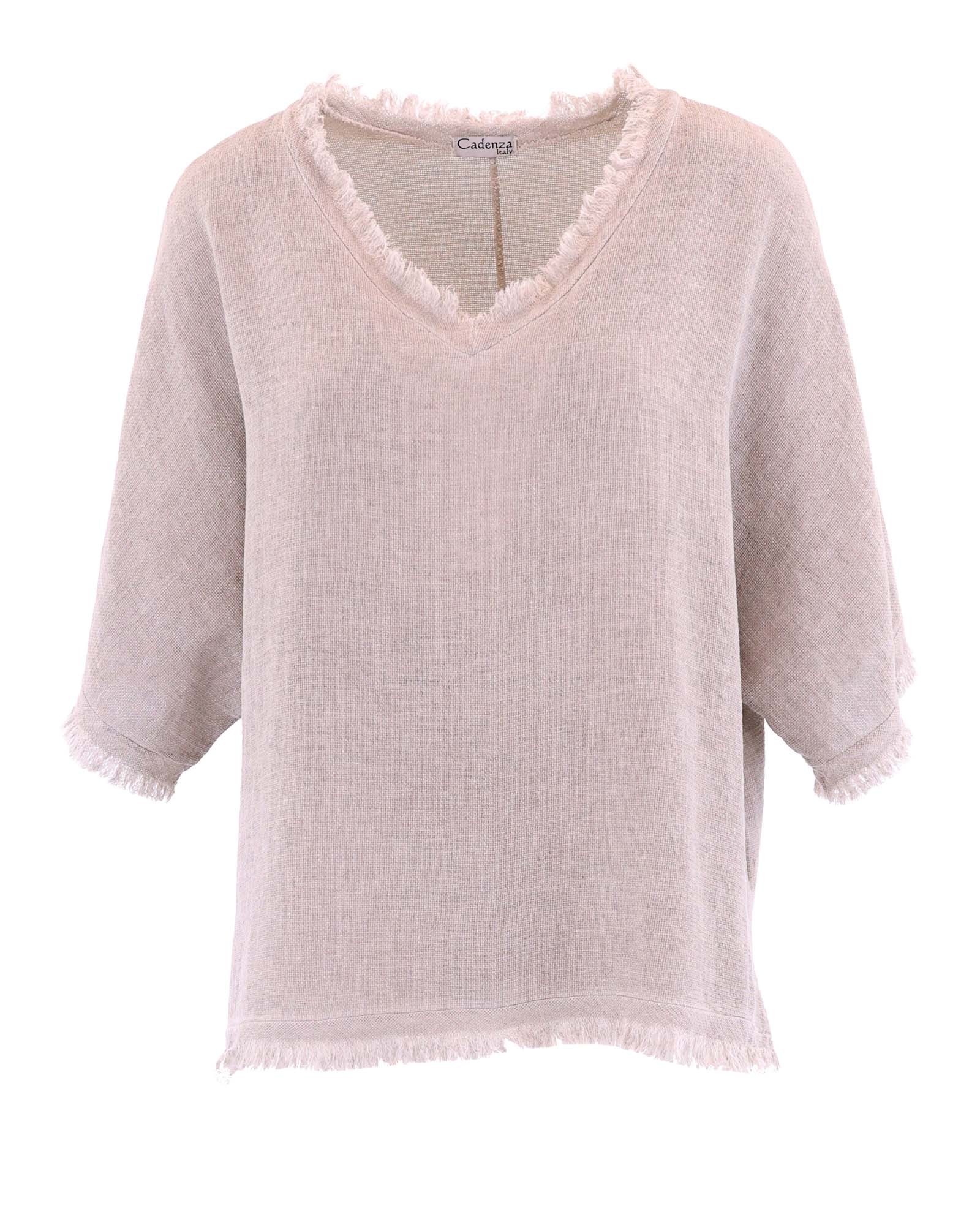 Linen and Cotton Frill Tunic