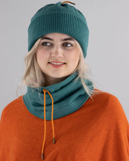 100% Merino Wool Drawstring Snood