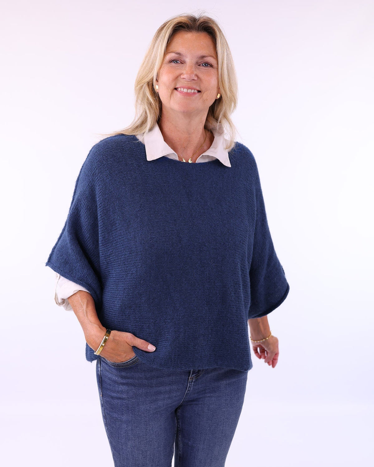Alpaca Blend Short Tunic Top