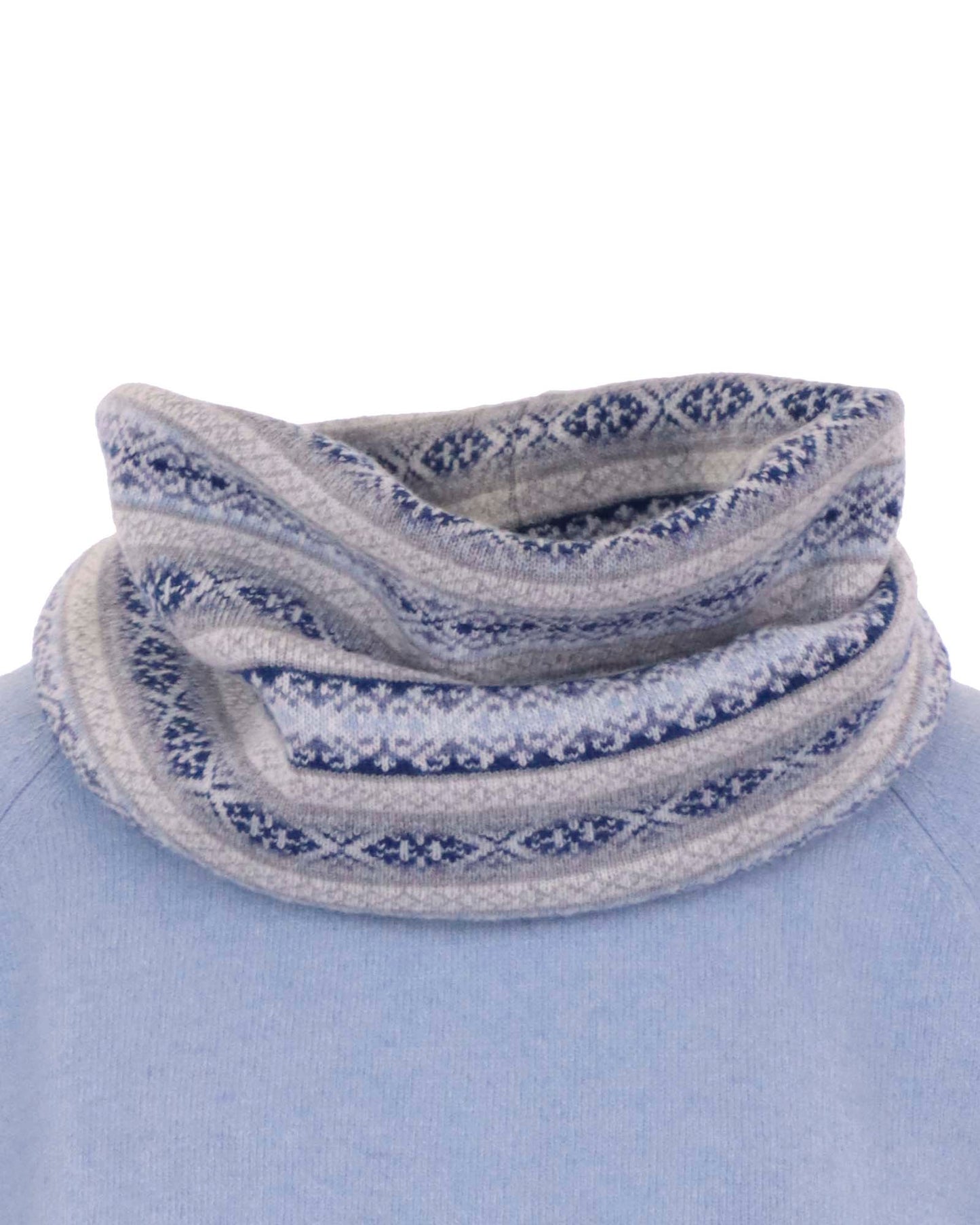 Cashmere Blend Fairisle Snood
