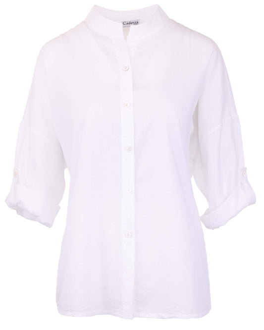 Cotton Grandad Shirt