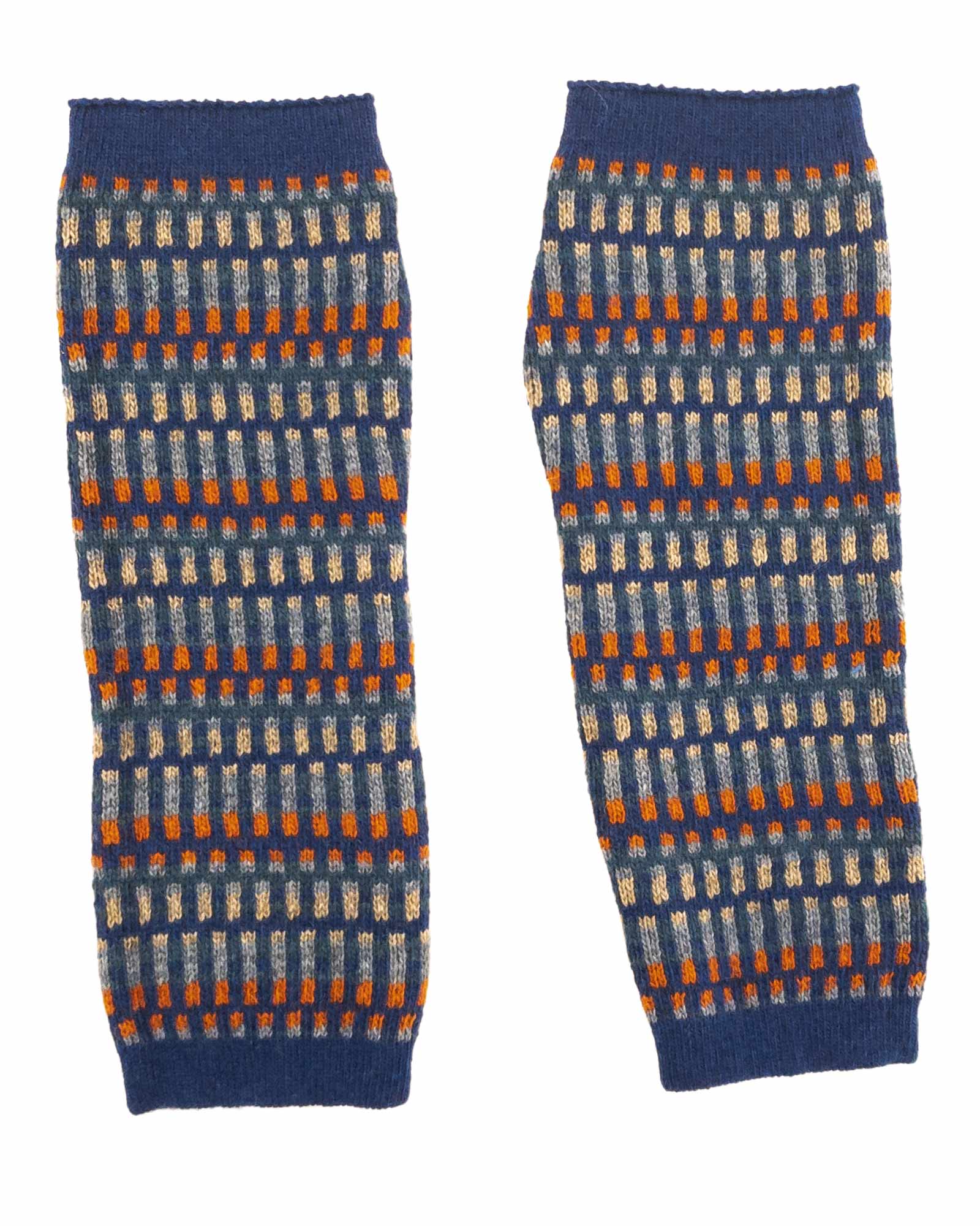 Cashmere Blend Geo Wrist Warmers