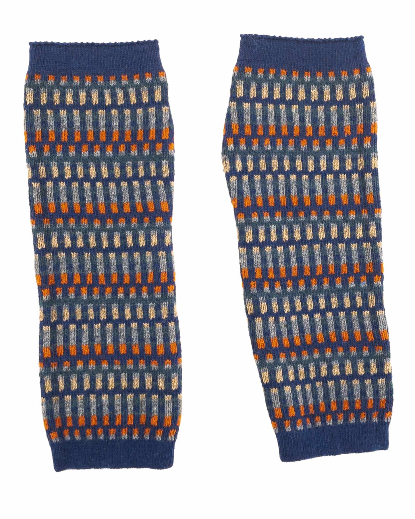 Cashmere Blend Geo Wrist Warmers