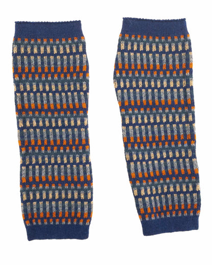 Cashmere Blend Geo Wrist Warmers