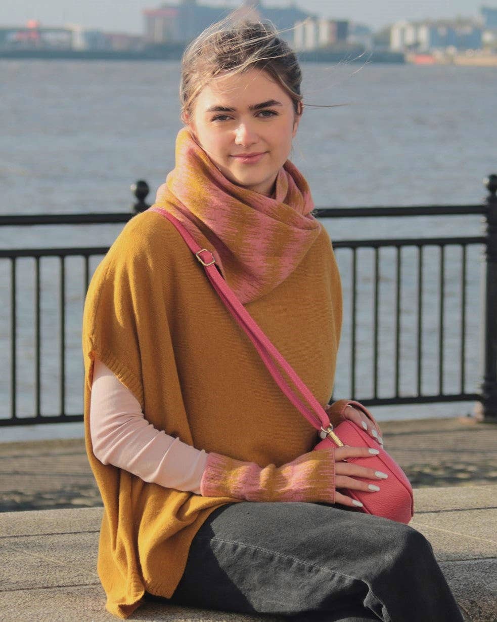 Cashmere Blend Wave Snood