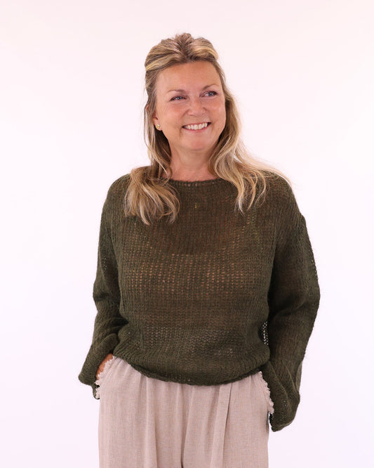 Alpaca Blend Fine Knit Jumper
