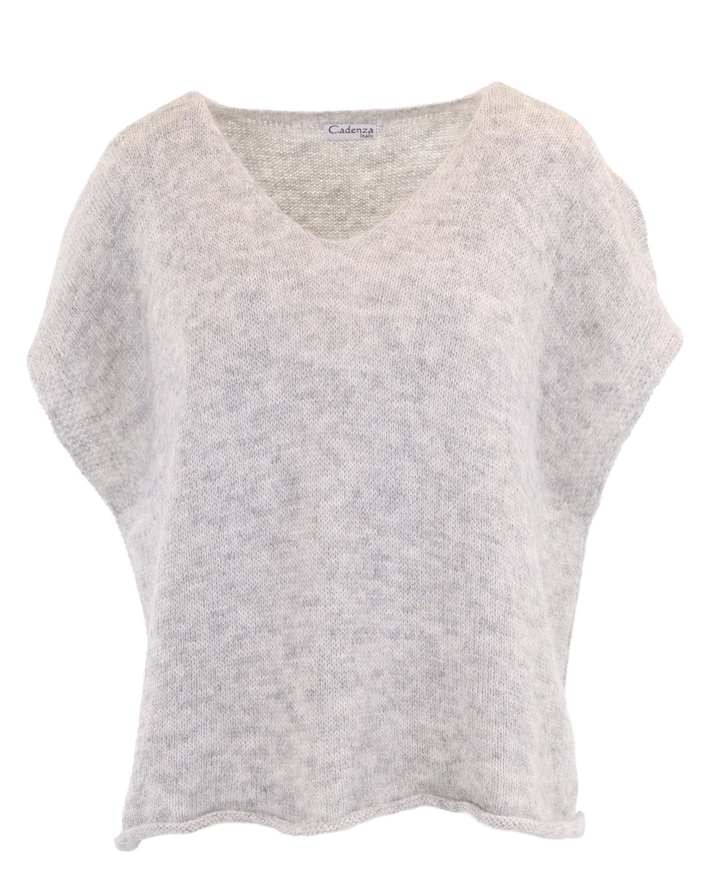 Alpaca Blend V Neck Tunic