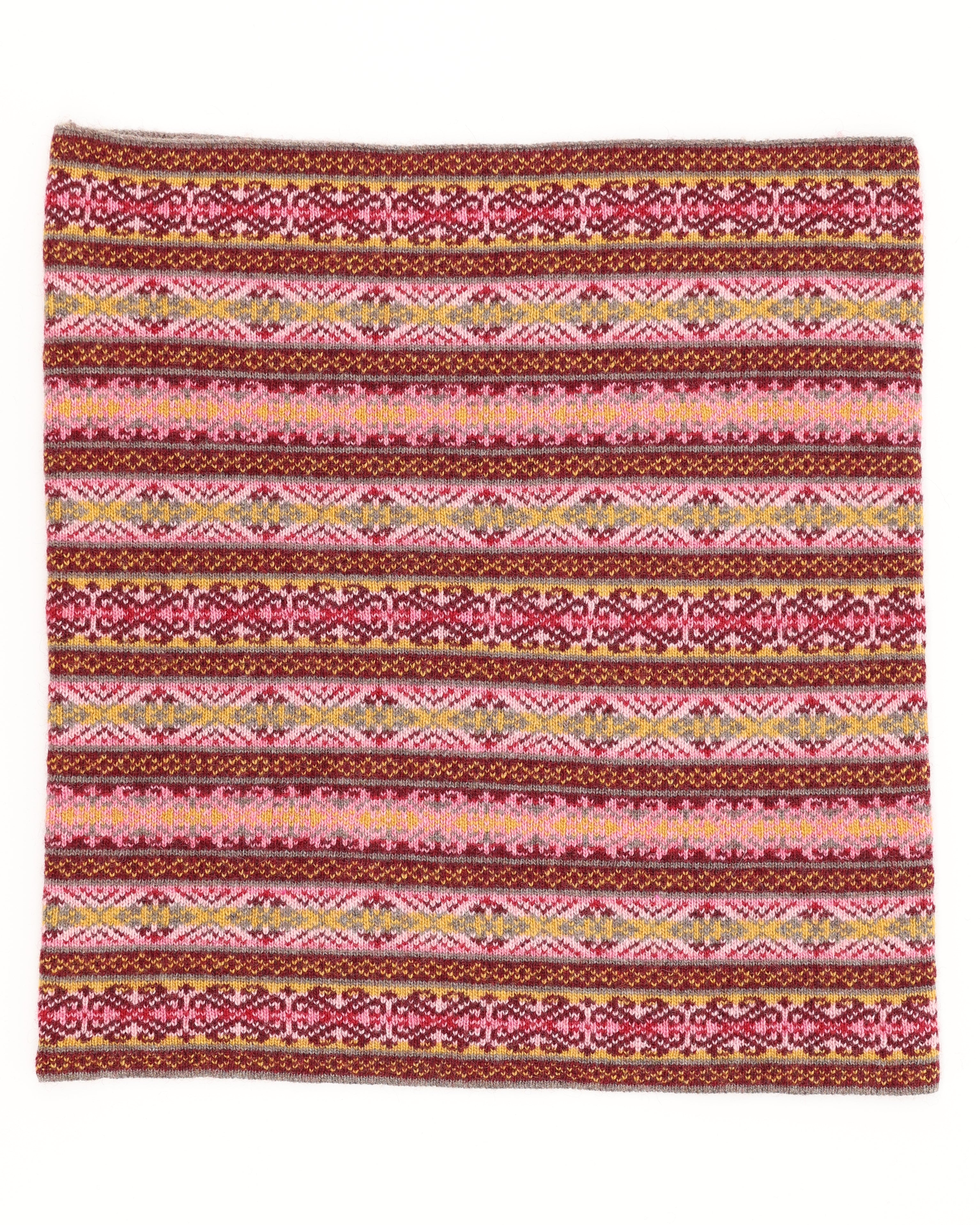 Cashmere Blend Fairisle Snood