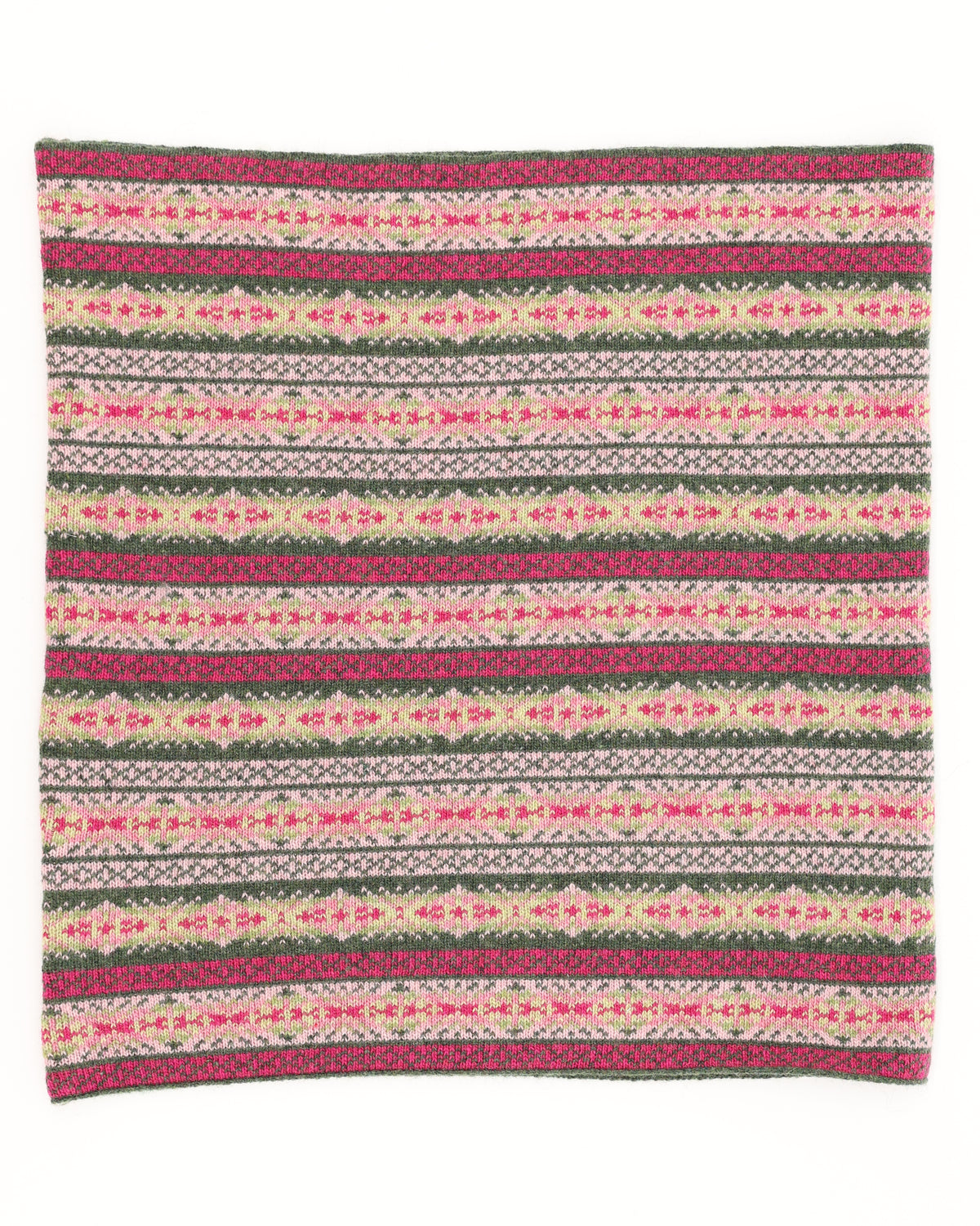 Cashmere Blend Fairisle Snood