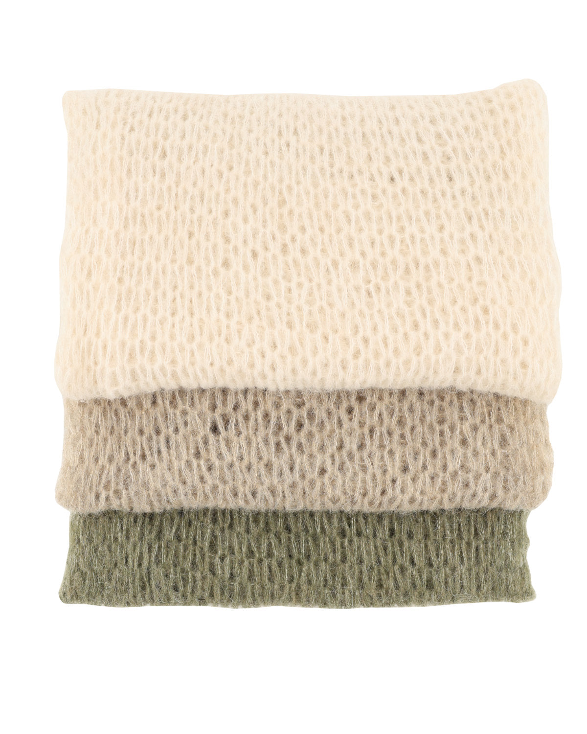 Alpaca Blend Colour Block Scarf