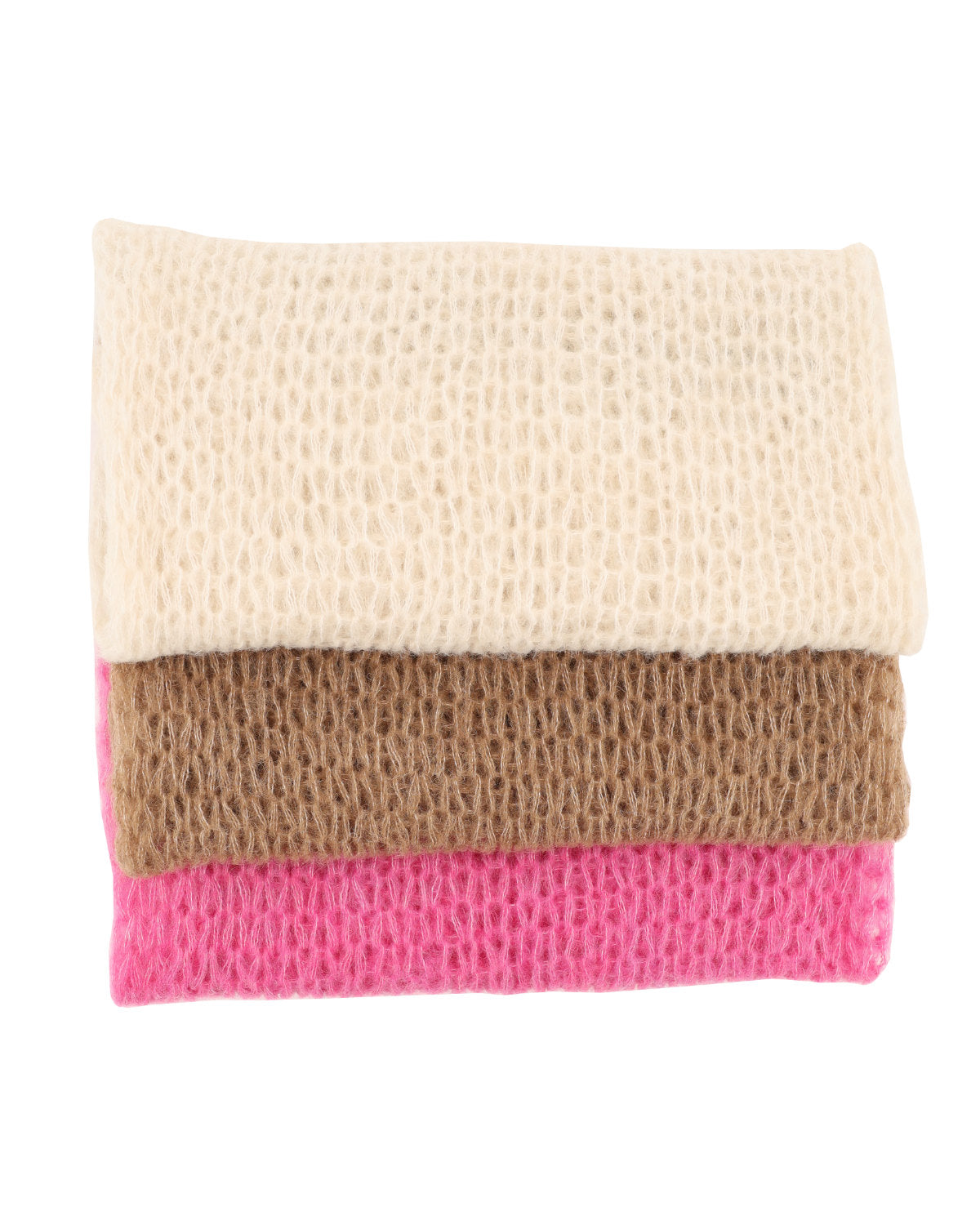 Alpaca Blend Colour Block Scarf
