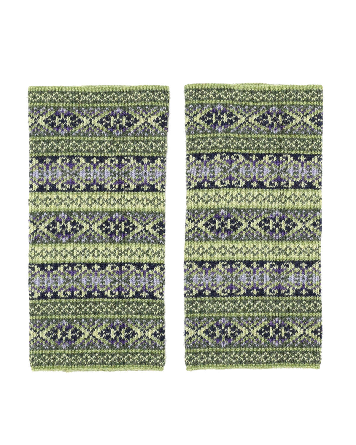 Cashmere Blend Fairisle Wrist Warmers