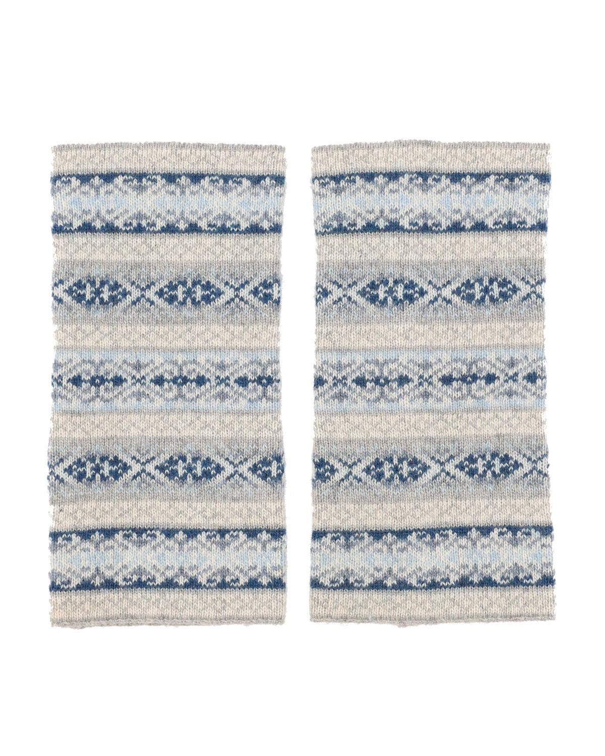 Cashmere Blend Fairisle Wrist Warmers