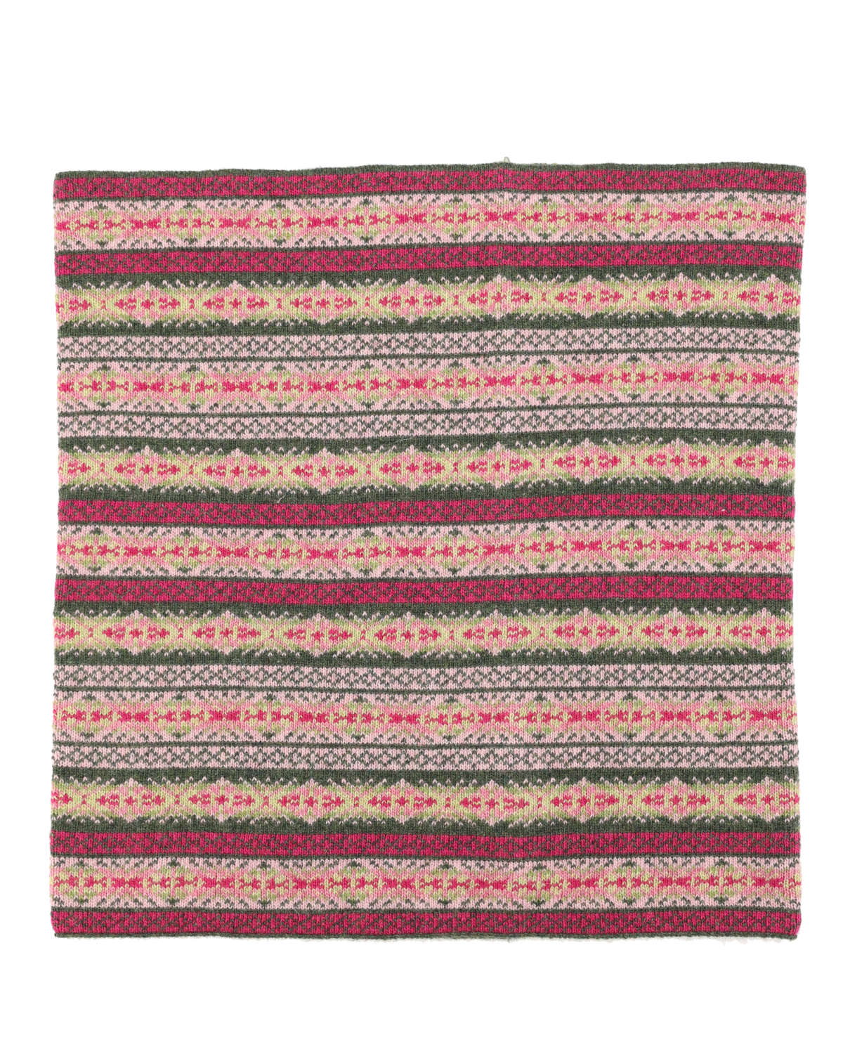 Cashmere Blend Fairisle Snood