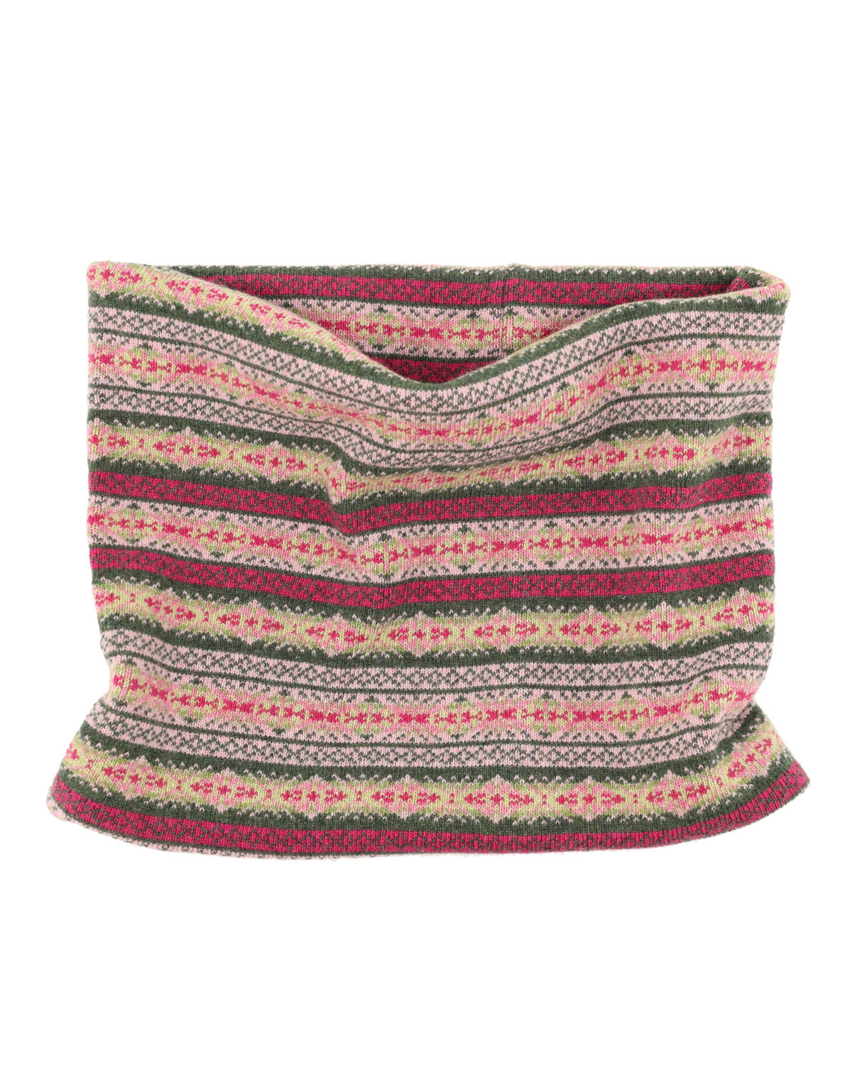 Cashmere Blend Fairisle Snood