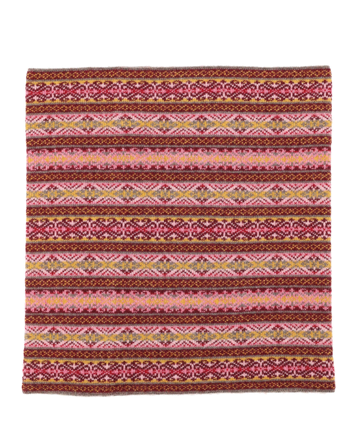 Cashmere Blend Fairisle Snood
