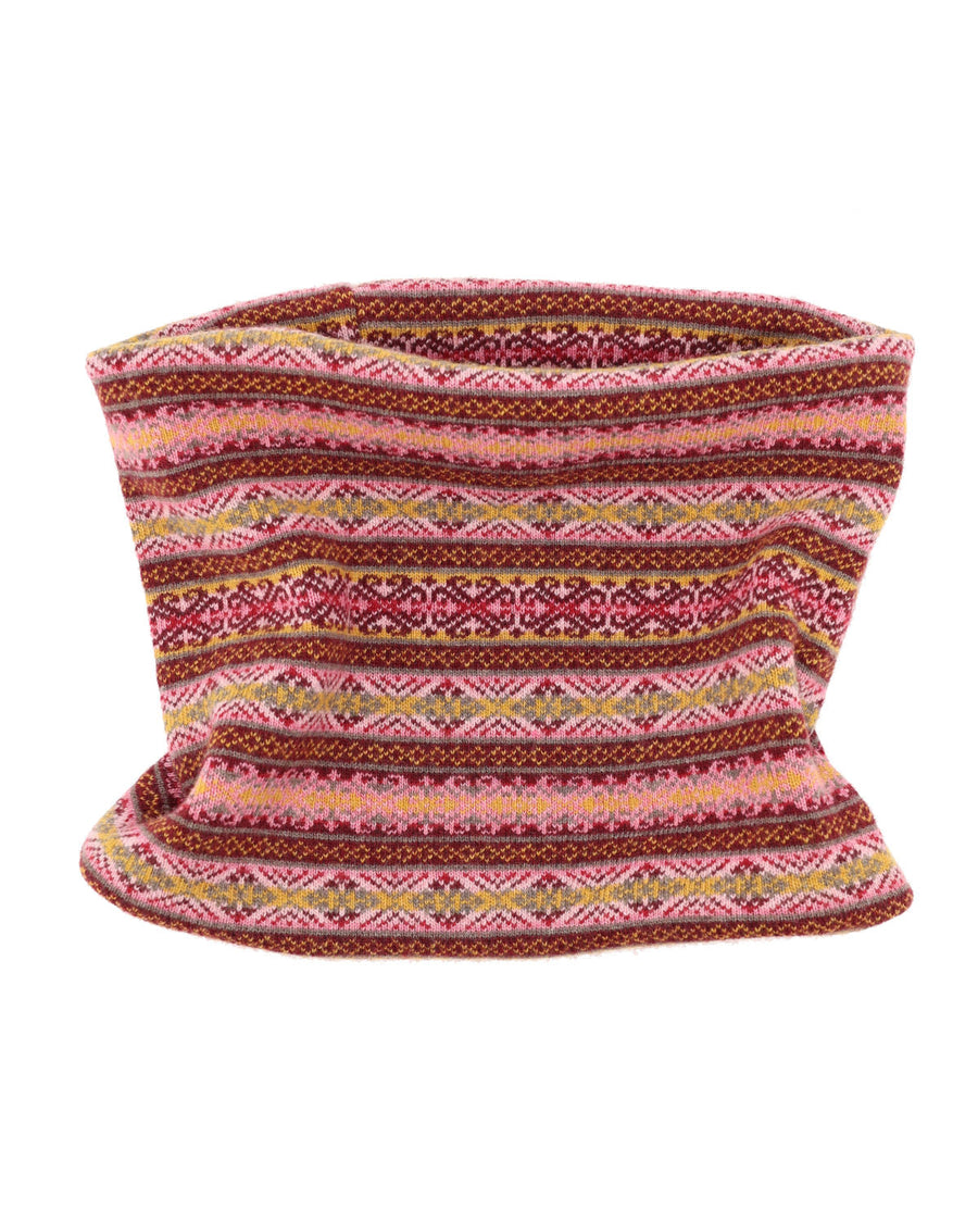 Cashmere Blend Fairisle Snood