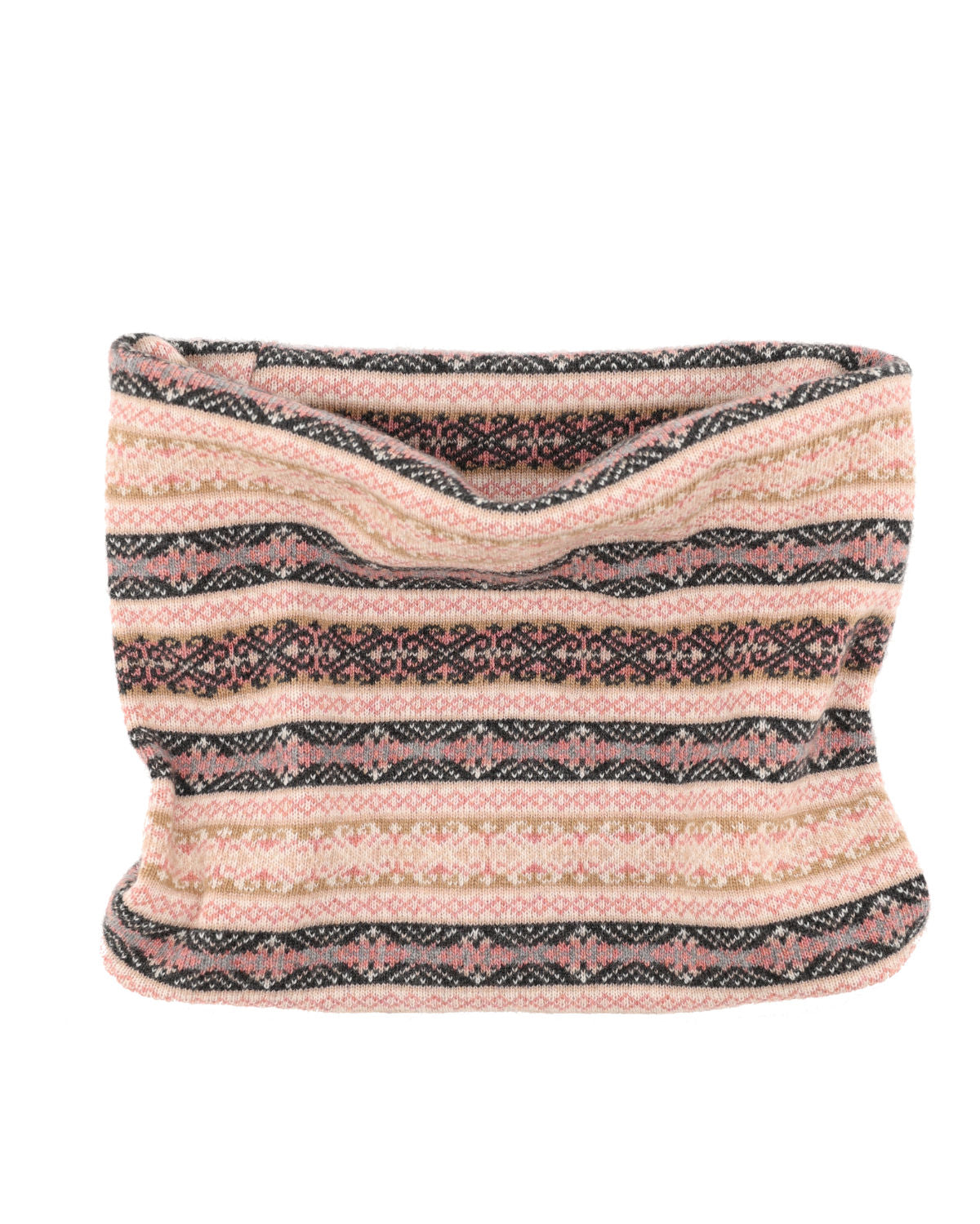 Cashmere Blend Fairisle Snood