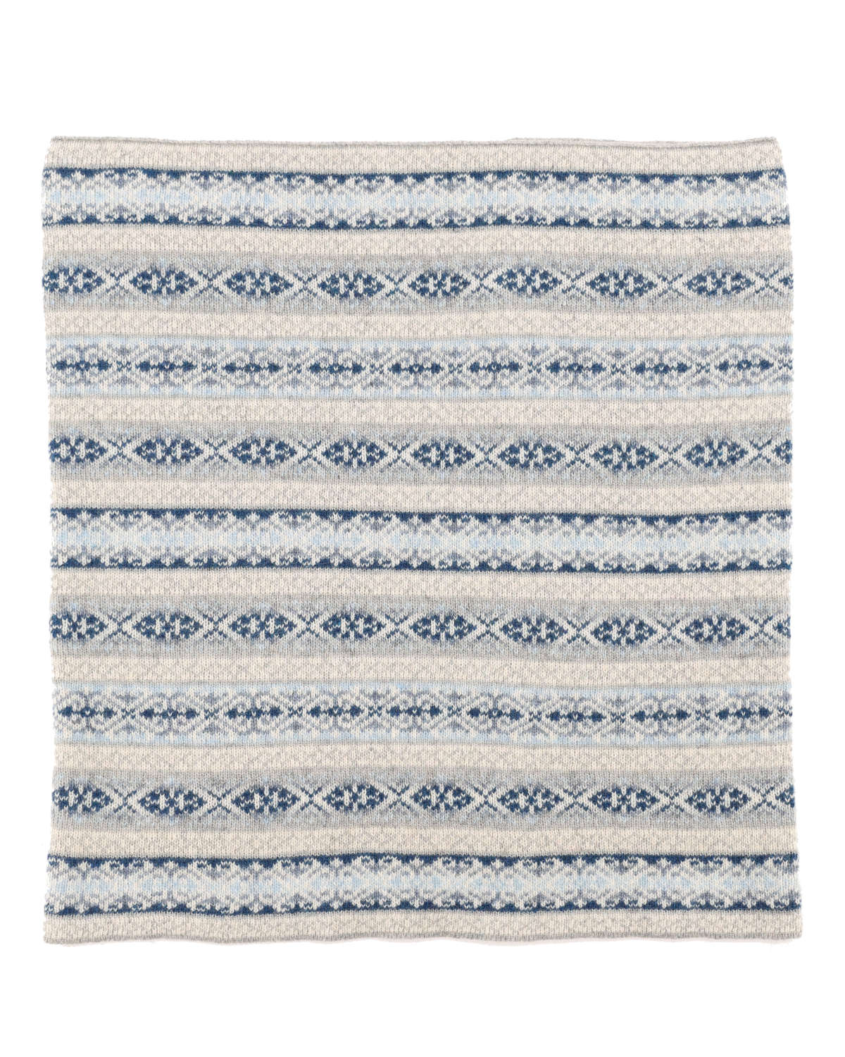 Cashmere Blend Fairisle Snood
