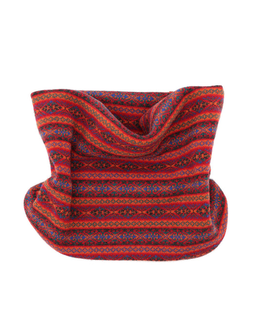 Cashmere Blend Fairisle Snood