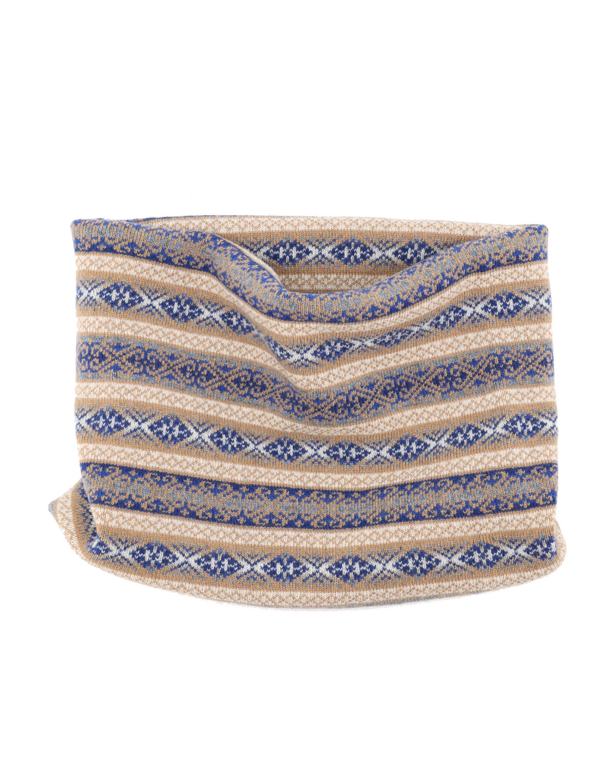 Cashmere Blend Fairisle Snood