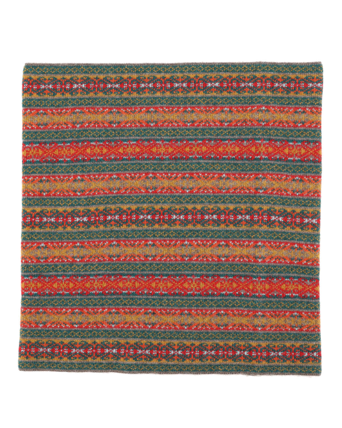 Cashmere Blend Fairisle Snood