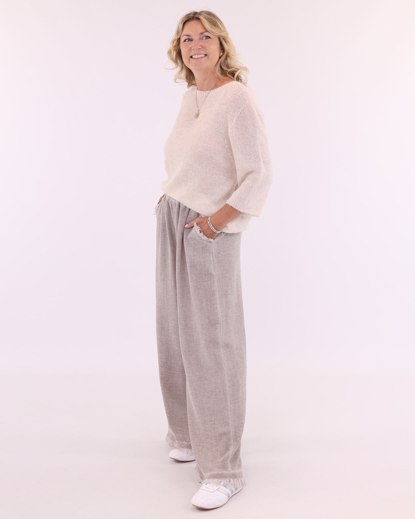 Alpaca Blend Round Neck Jumper