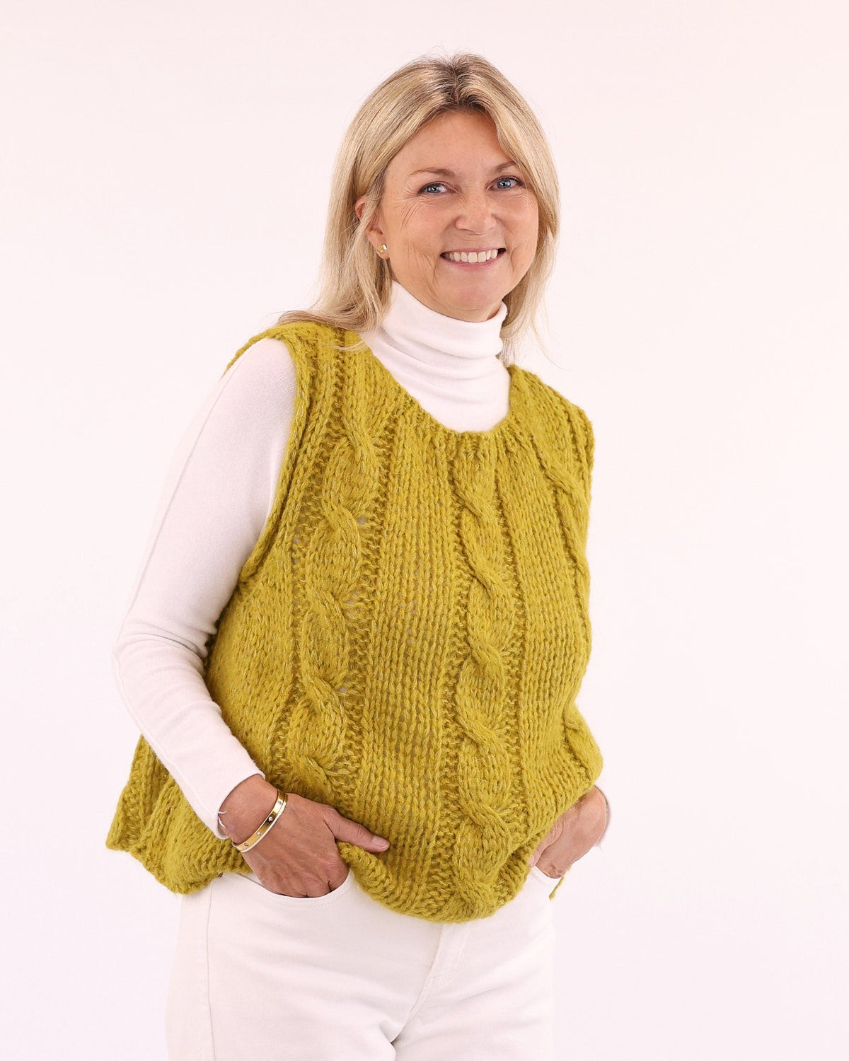 Alpaca Blend Cable Tank Top