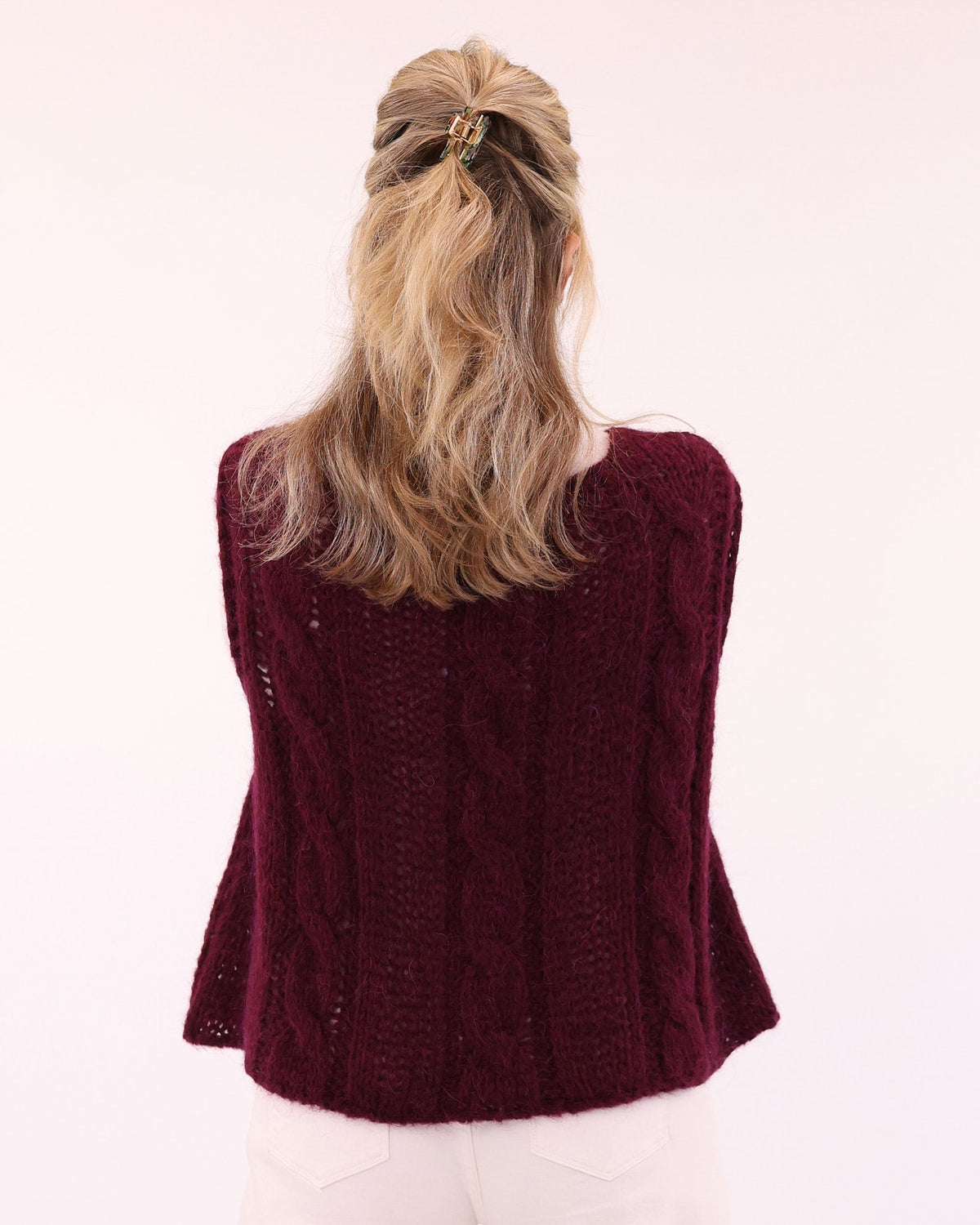 Alpaca Blend Cable Tank Top