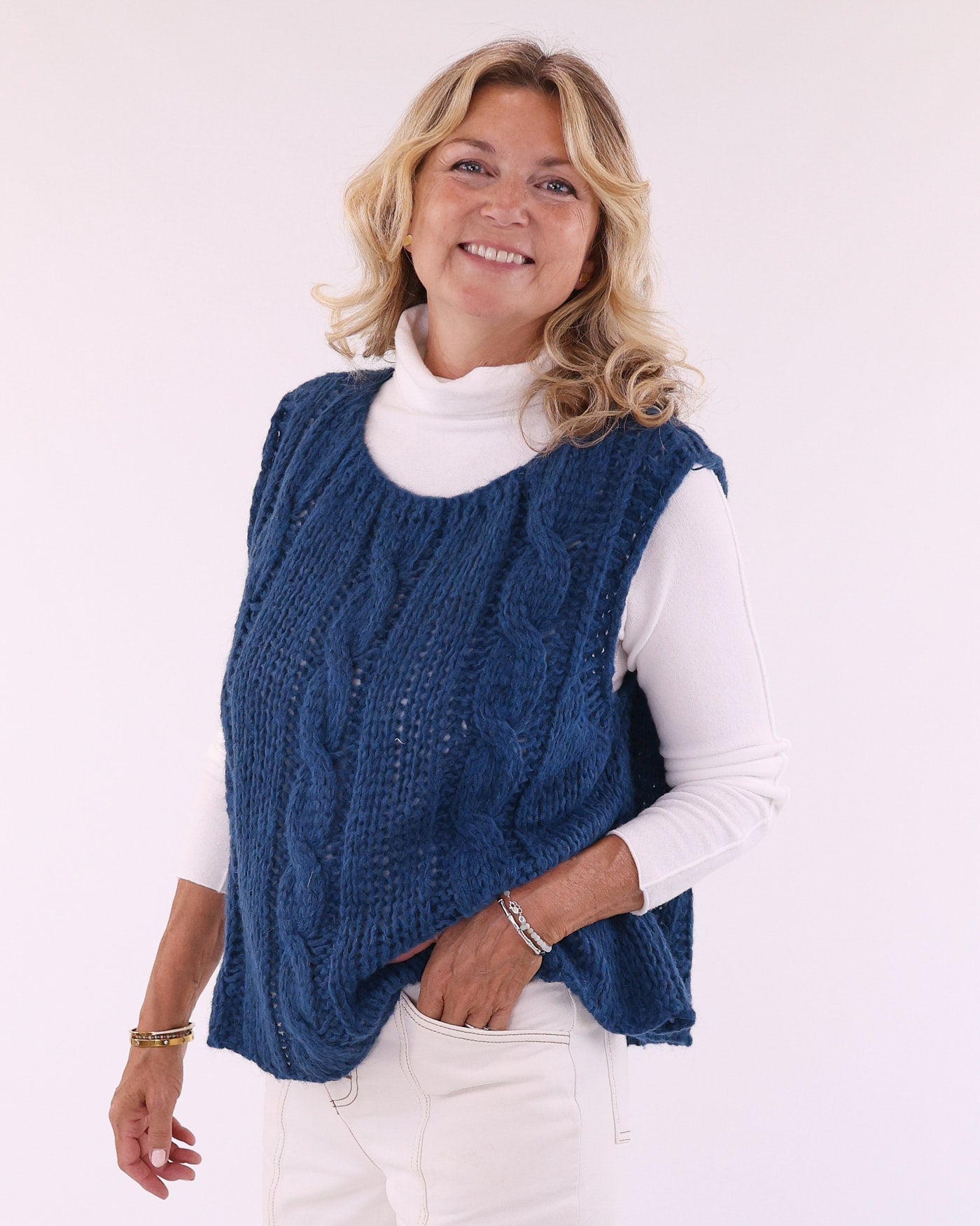 Alpaca Blend Cable Tank Top