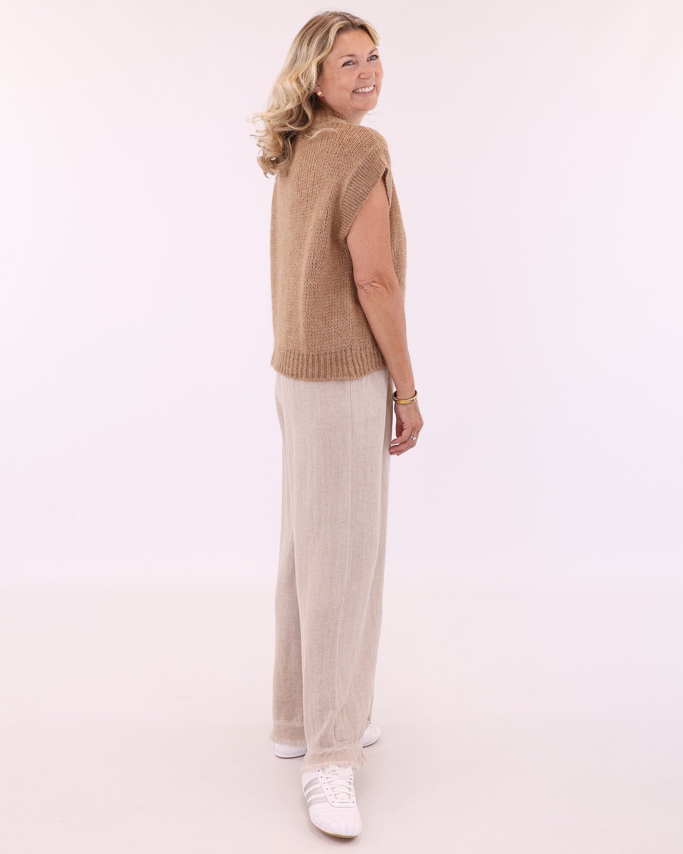 Alpaca Blend Cap Sleeve Tank Top