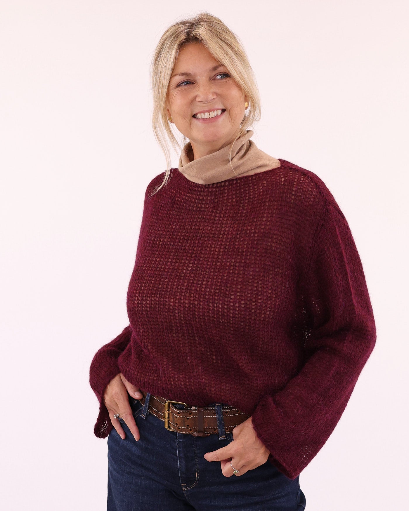 Alpaca Blend Fine Knit Jumper