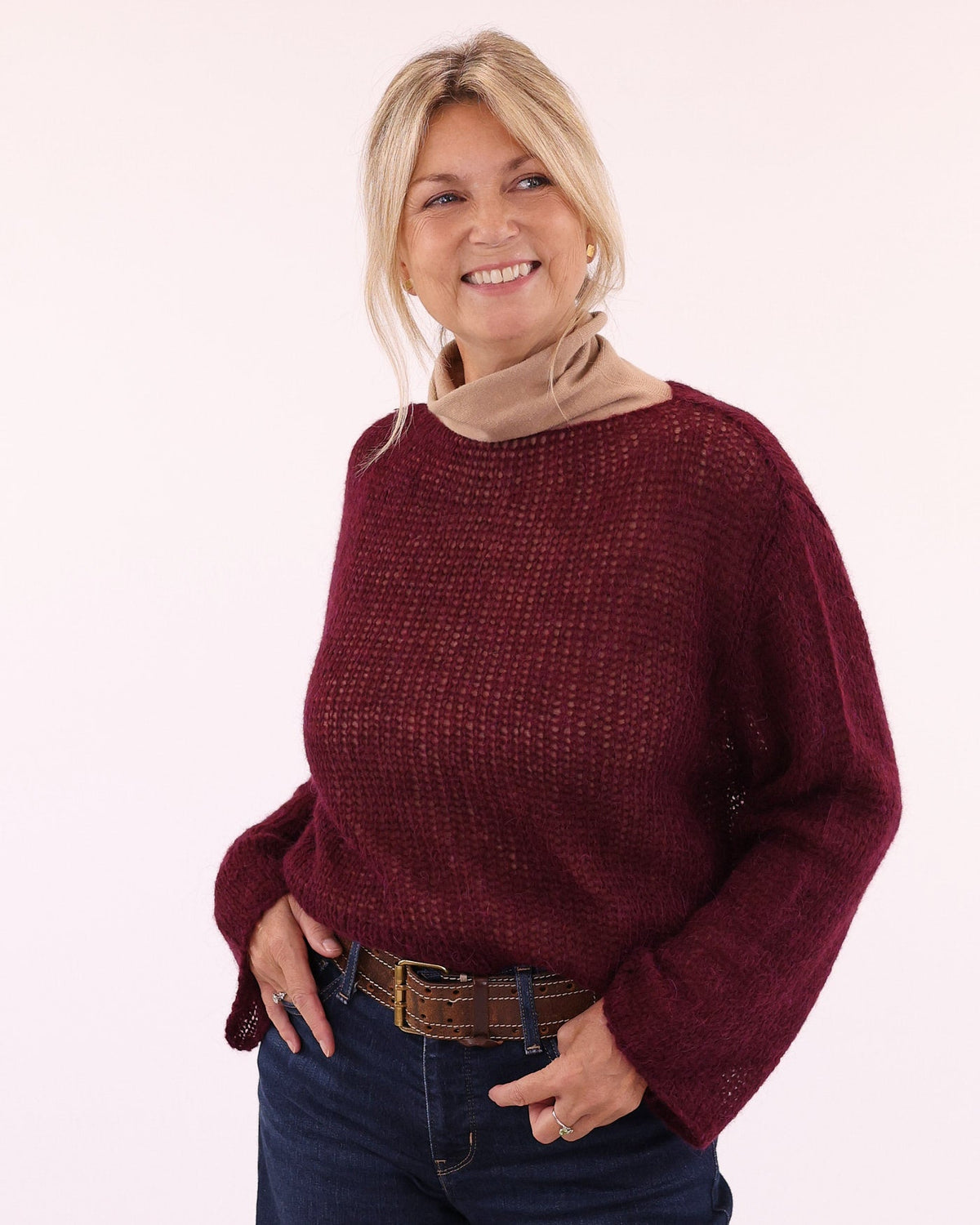 Alpaca Blend Fine Knit Jumper