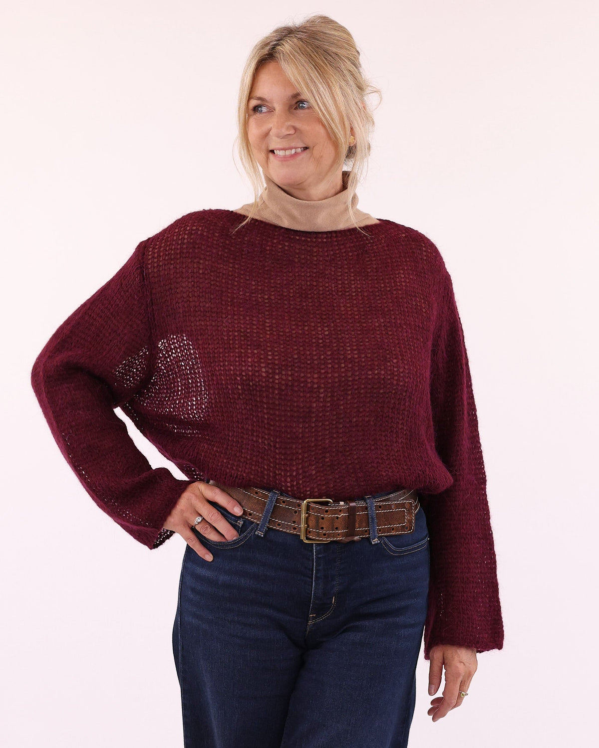 Alpaca Blend Fine Knit Jumper