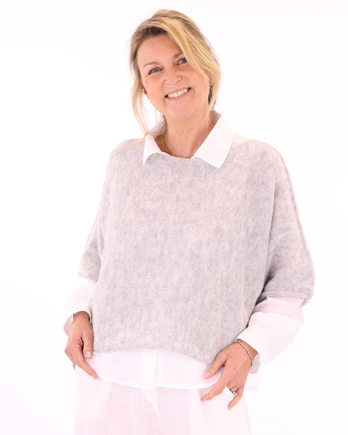 Alpaca Blend Short Tunic Top