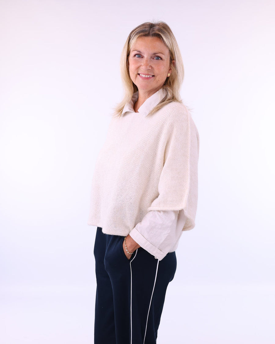 Alpaca Blend Short Tunic Top