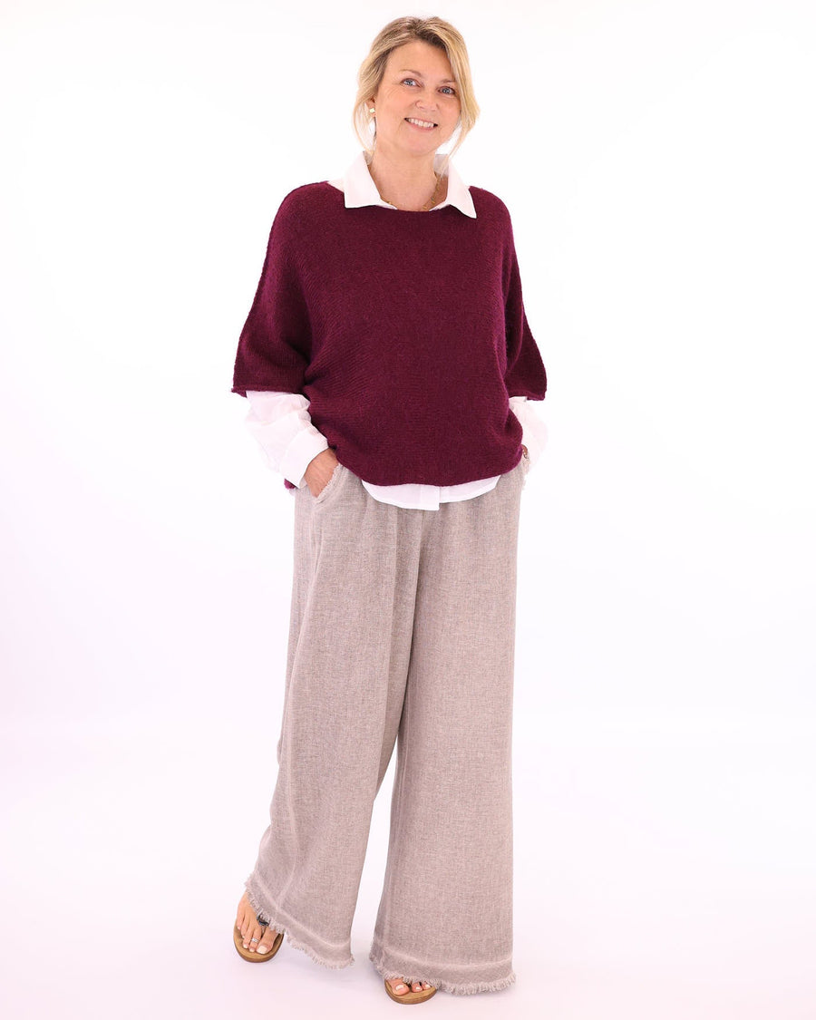 Alpaca Blend Short Tunic Top