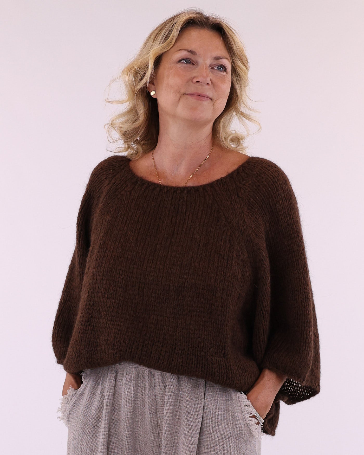 Alpaca Blend Swing Jumper